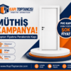 Camlı Beyaz PVC Oda Kapısı