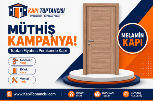 Melamin Kapı Koyu Meşe