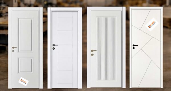 Melamin Kapı Mat Gri Modern İç Mekan Kapısı