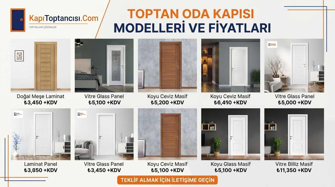Oda Kapısı Fiyatları ve Modelleri | Kapı Toptancısı